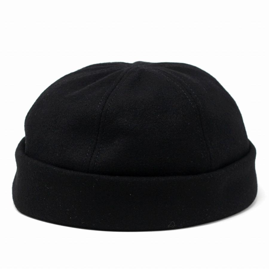 NEW YORK HAT（ニューヨークハット） ロールキャップ 黒 Wool Thug