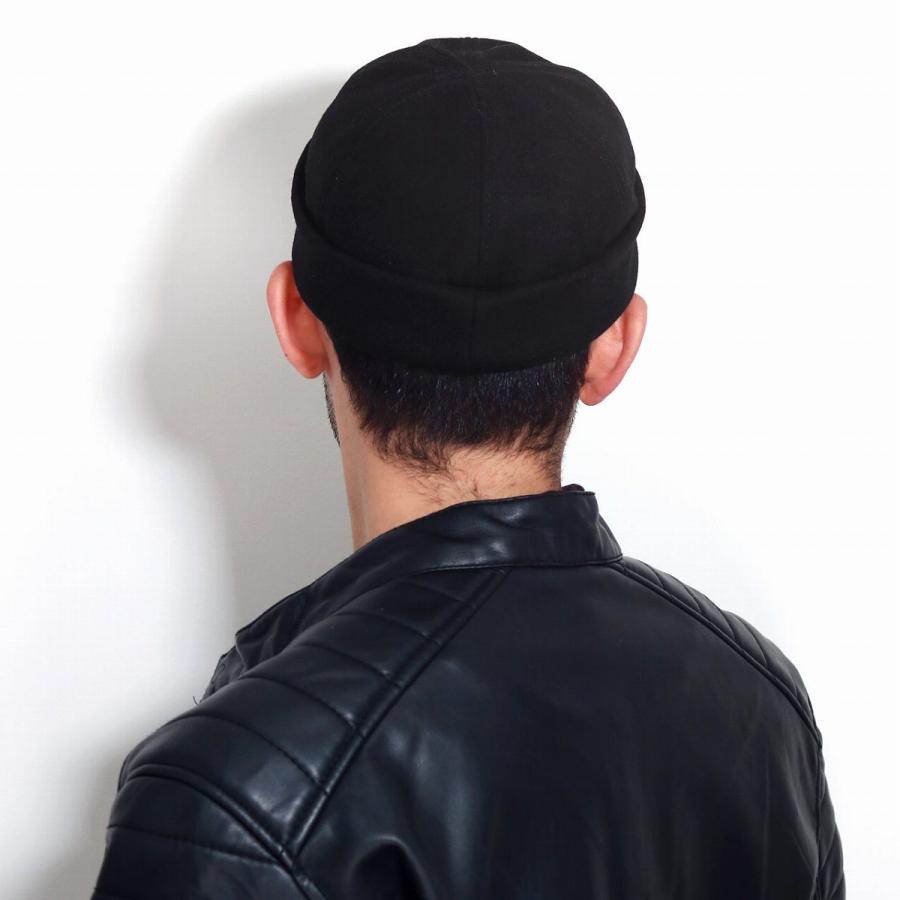 NEW YORK HAT（ニューヨークハット） ロールキャップ 黒 Wool Thug