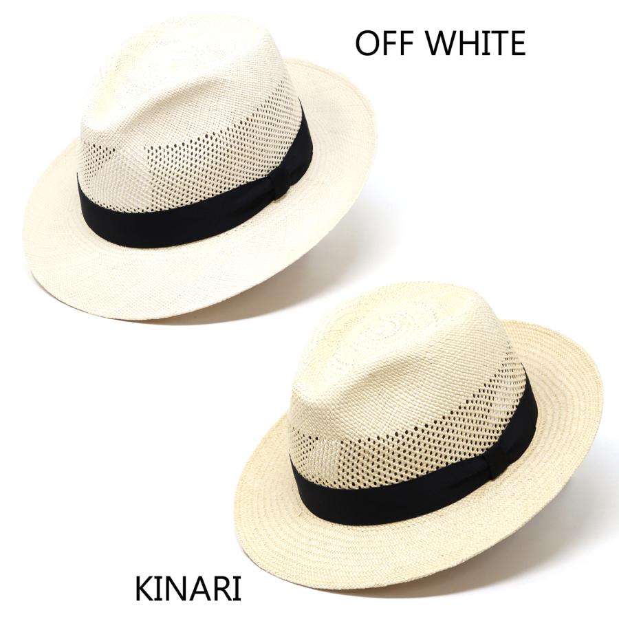 KNOX　ノックス　パナマハット　５５センチ　未使用品 KNOX(帽子) パナマハット メンズ レース編み ノックス 中折れ