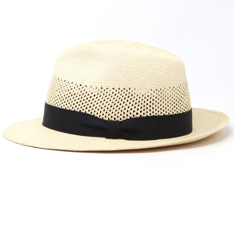 KNOX　ノックス　パナマハット　５５センチ　未使用品 KNOX(帽子) パナマハット メンズ レース編み ノックス 中折れ