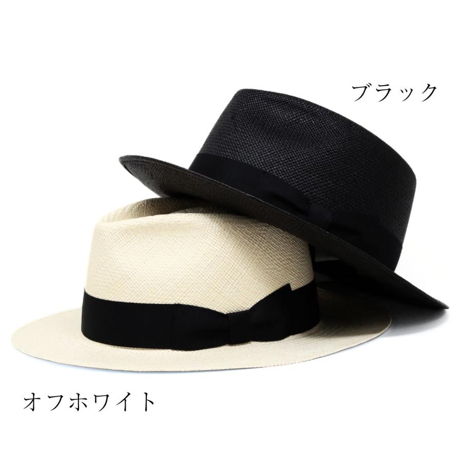 KNOX（ノックス） パナマ 高級 ハット ブラック 日本製 パナマハット