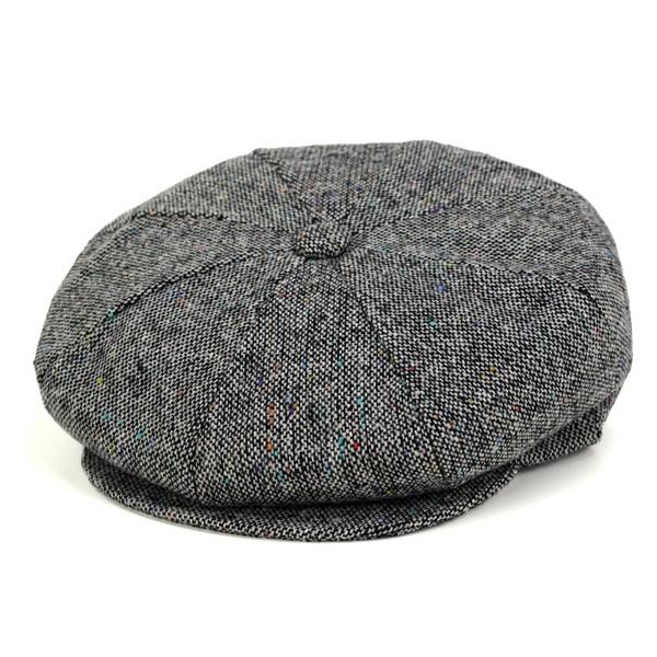 NEW YORK HAT BigApple キャスケット ヘリンボーンツイード NEW YORK HAT（ニューヨークハット） ハンチング ツイード ネップ