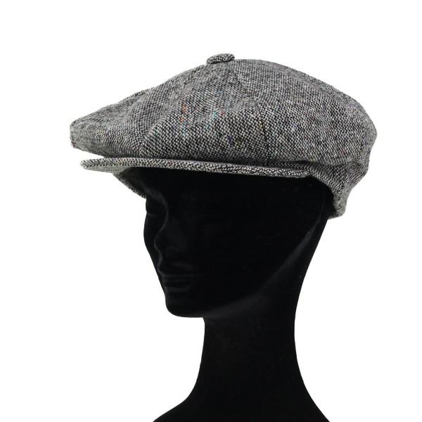 ニューヨークハット ハンチング ツイード ネップ NEWSBOY NEW YORK HAT キャスケット グレー｜elehelm-hatstore｜04