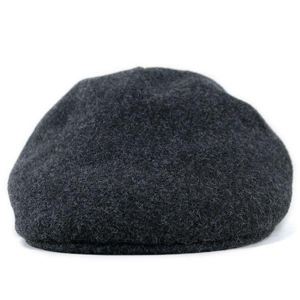 ハンチング メンズ 帽子 レディース レディス ウールハンチング帽 ニューヨークハット チャコールグレー 9056｜elehelm-hatstore｜03