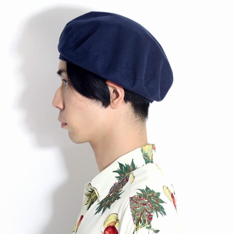 KNOX（ノックス） 春 夏 ベレー帽 リネン100% 日本製 beret 麻 涼しい