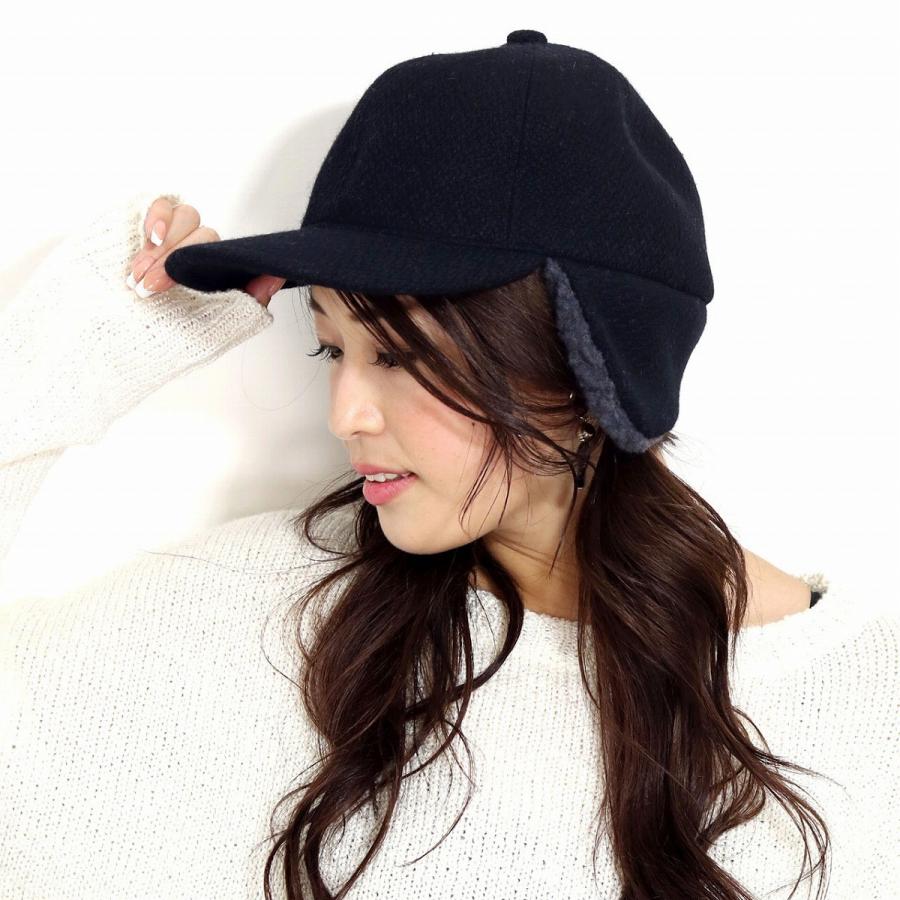 KNOX（ノックス） 耳あて キャップ メンズ 黒 イヤーマフ BBキャップ