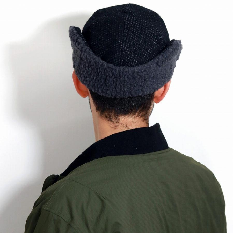 イヤーマフ 帽子 レディース 防寒 メンズ キャップ 耳あて フライトキャップ ノックス 冬 キャンプ チャコールグレー 072 Elehelm帽子通販専門店 通販 Yahoo ショッピング