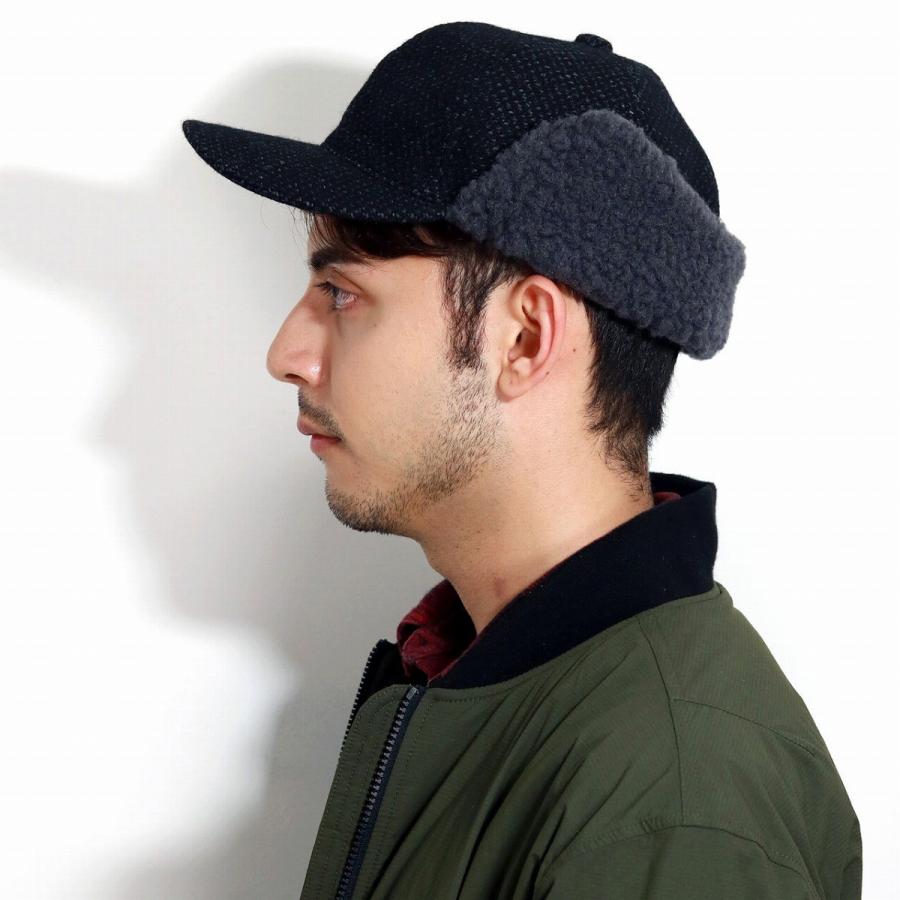 イヤーマフ 帽子 レディース 防寒 メンズ キャップ 耳あて フライトキャップ ノックス 冬 キャンプ チャコールグレー 072 Elehelm帽子通販専門店 通販 Yahoo ショッピング