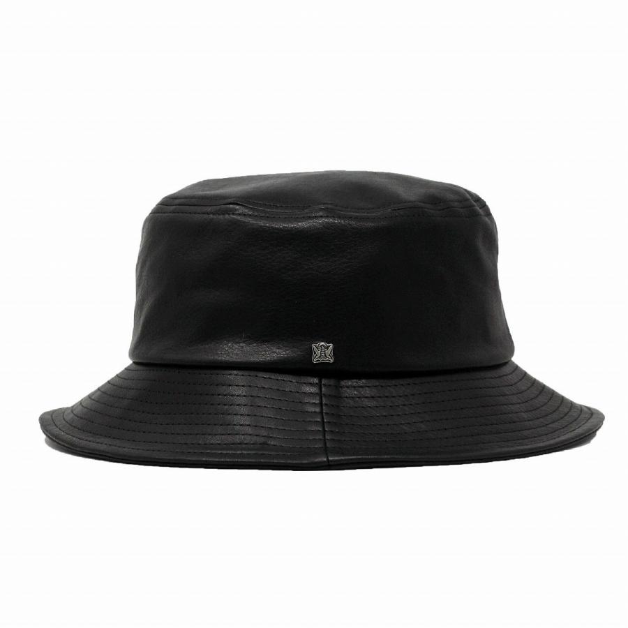 サハリハット メンズ 牛革 帽子 ノックス ハット メンズ 日本製