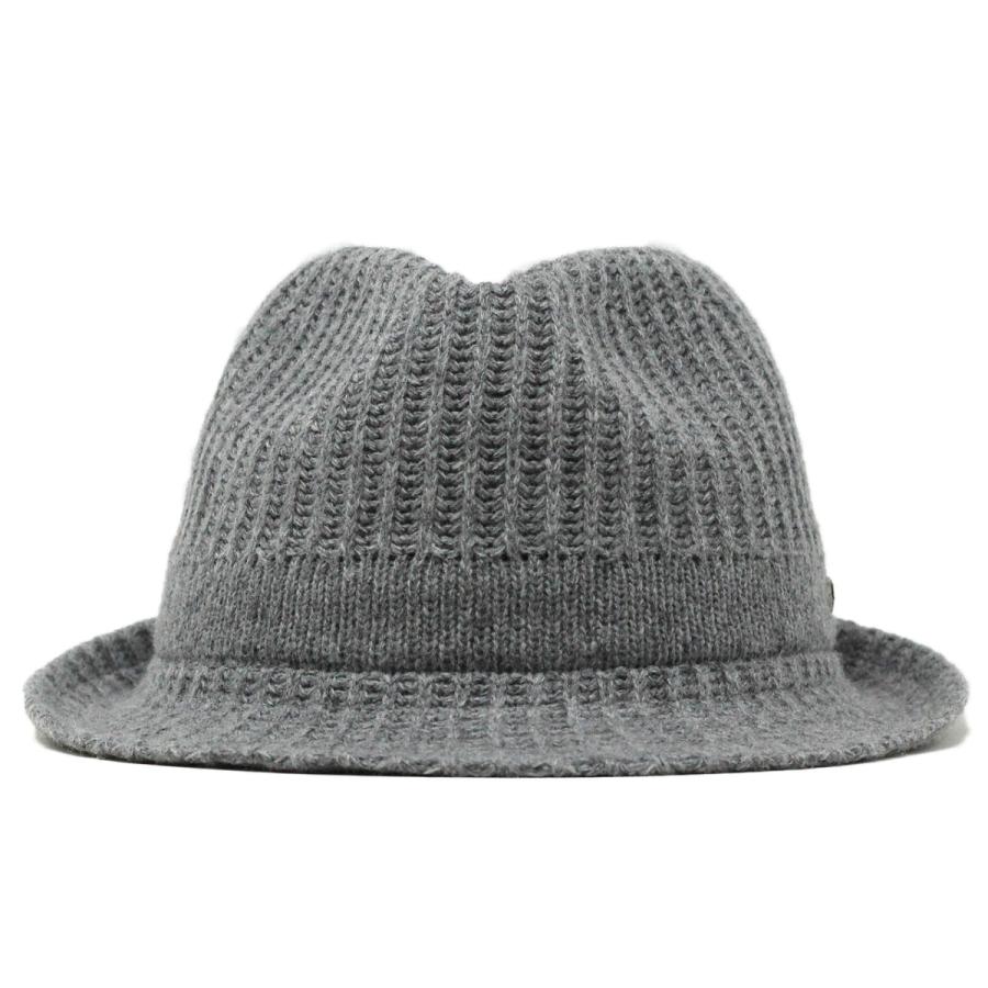KNOX(帽子) 中折れハット メンズ 帽子 グレー ウールハット
