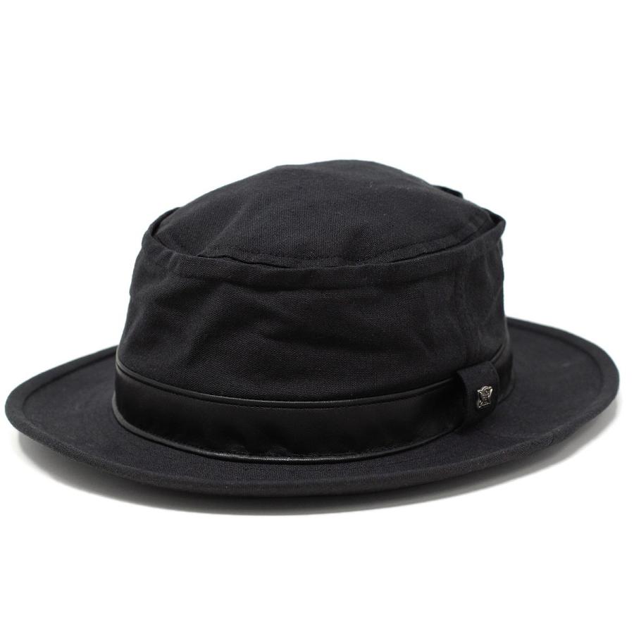 このハットの軽快さを取り入れた軽やかで春夏らしいKNOXポークパイハット KNOX（ノックス） ハット メンズ 春 夏 コットンハット 麻素材 牛革