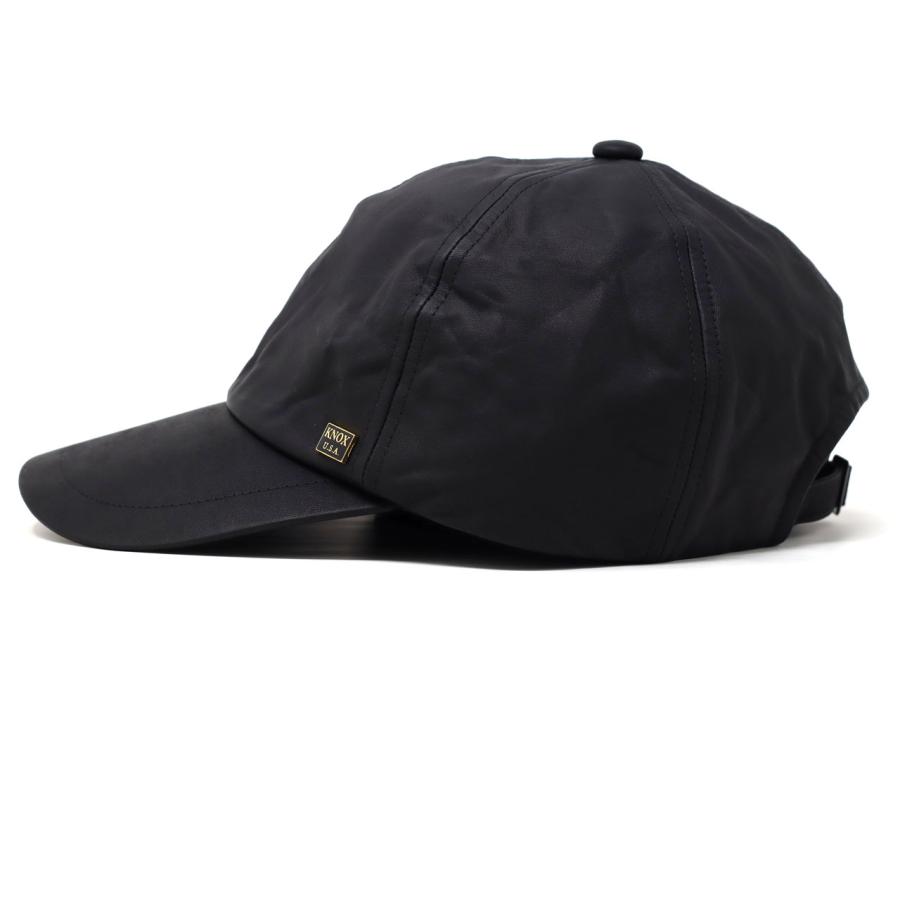 KNOX(革小物) ウォッシャブルレザー レザーキャップ メンズ 紳士