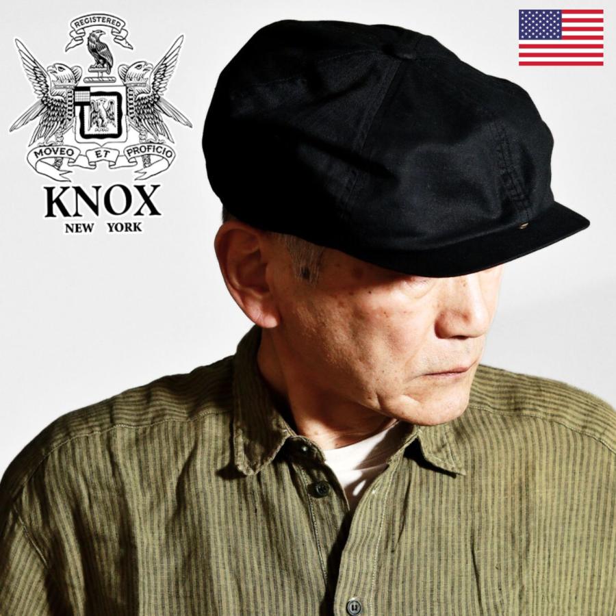 KNOX（ノックス） キャスケット 麻 ハンチング メンズ 紳士帽 リネン
