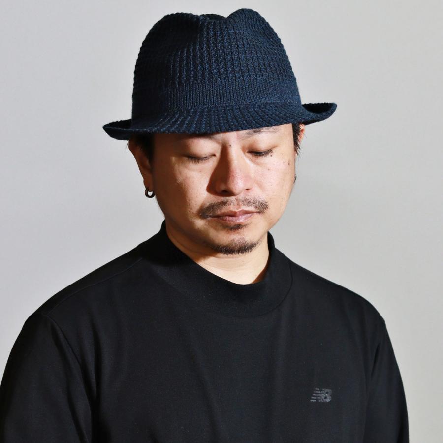 KNOX（ノックス） ハット メンズ 中折れハット メンズ サーモニット