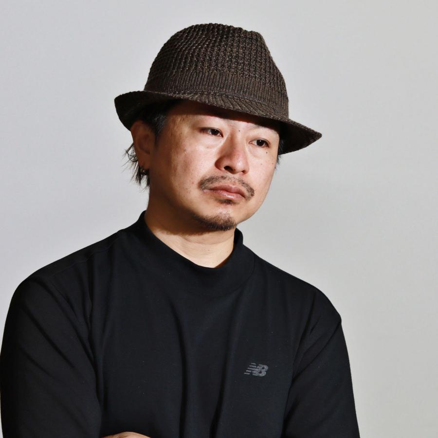 KNOX（ノックス） ハット メンズ 中折れハット メンズ サーモニット