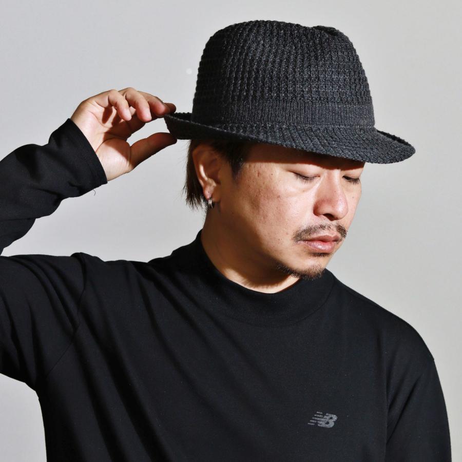KNOX（ノックス） ハット メンズ 中折れハット メンズ サーモニット