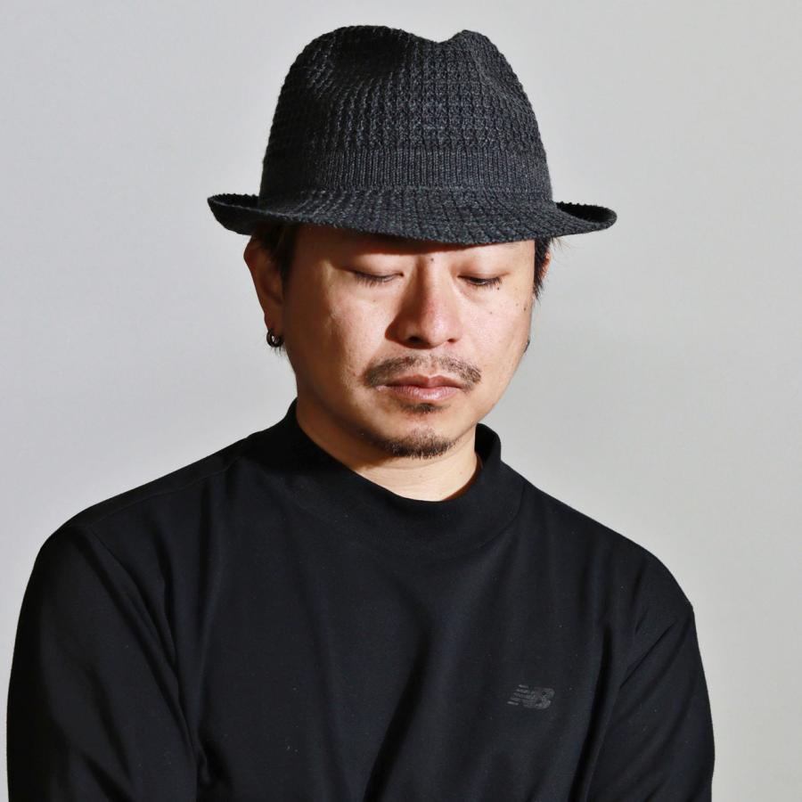 KNOX（ノックス） ハット メンズ 中折れハット メンズ サーモニット