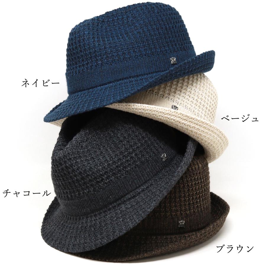 KNOX（ノックス） ハット メンズ 中折れハット メンズ サーモニット