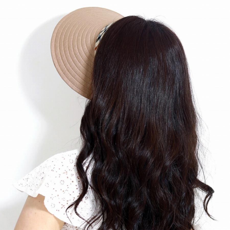 DAKS（ダックス） サンバイザー レディース 広つば 大きい UVカット