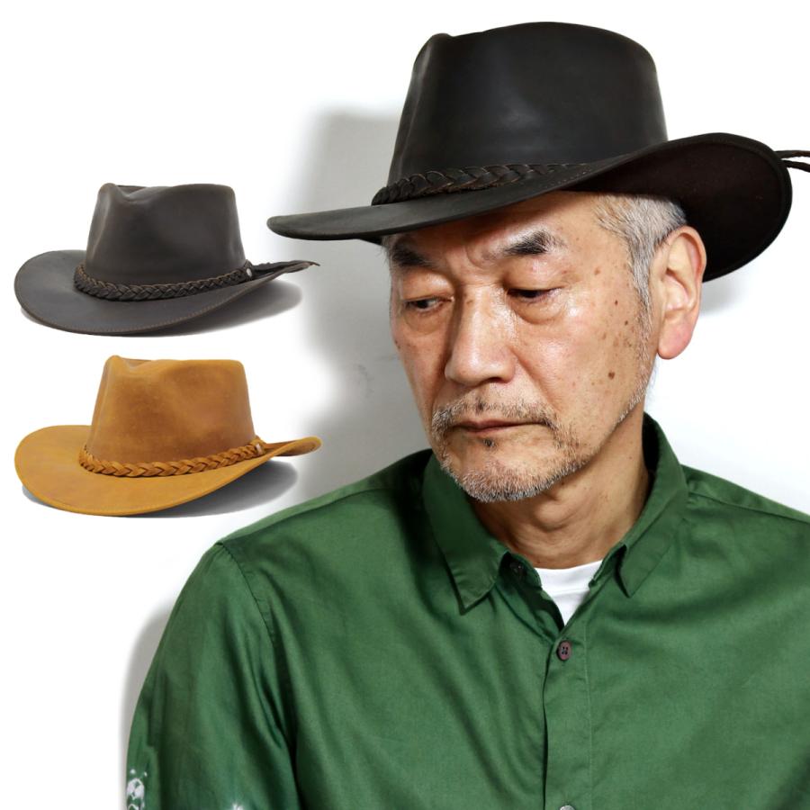 レザー ハット メンズ ワイドブリム アウトバックハット カウボーイ つば広帽子 本革 エクアドル製 高級 レザー 撥水 帽子 革 ダークブラウン キャメル 父の日 All Pc Sl06as Elehelm帽子通販専門店 通販 Yahoo ショッピング