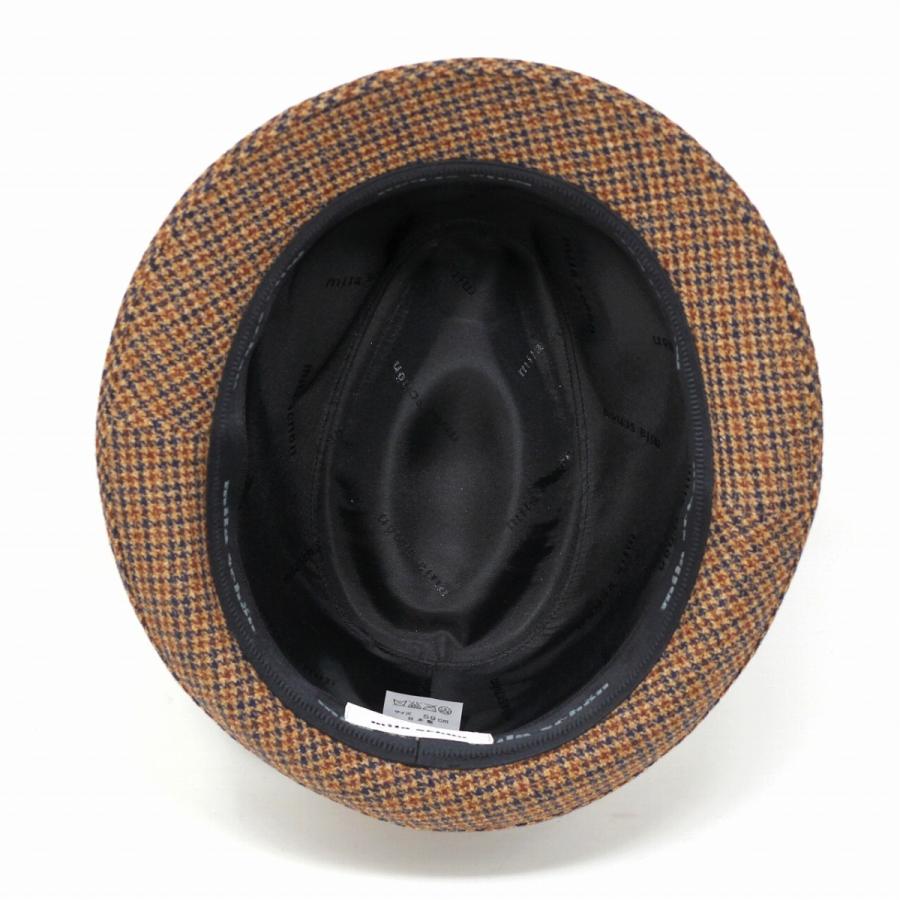 mila schon（ミラショーン） クラブチェック ハット メンズ ハット帽子