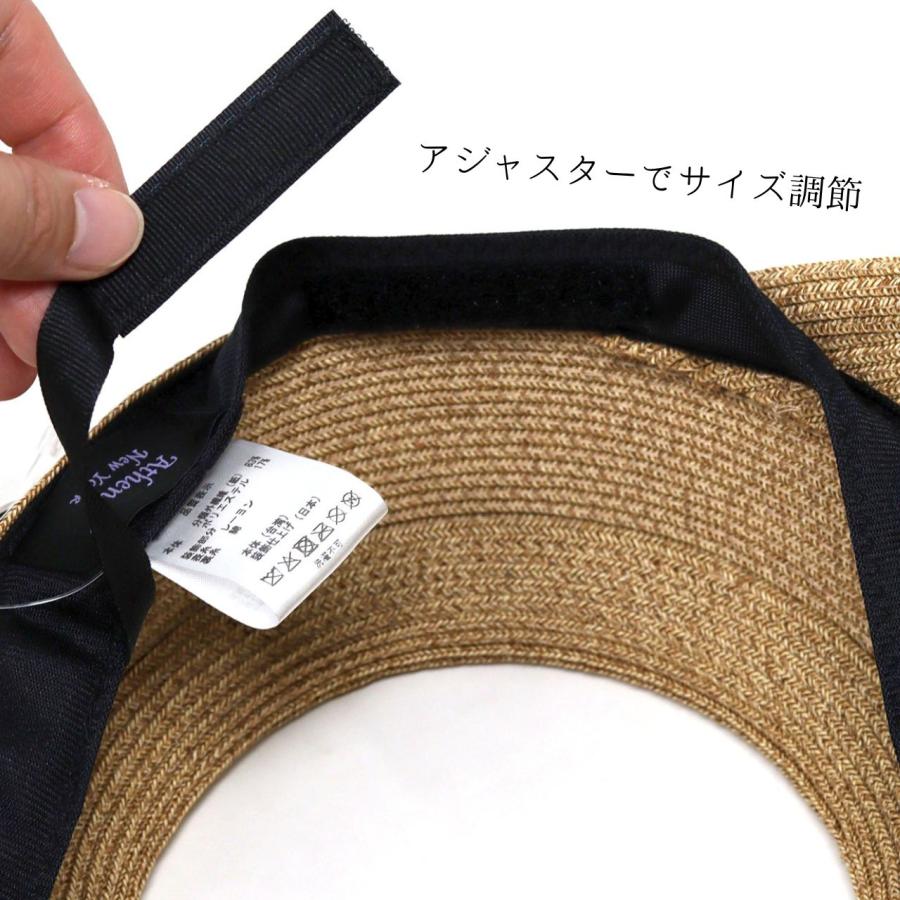 週末価格数回着用のみ☆25300円アシーナニューヨークサンバイザー黒 Athena New York（アシーナニューヨーク） Amelia Visor サンバイザー
