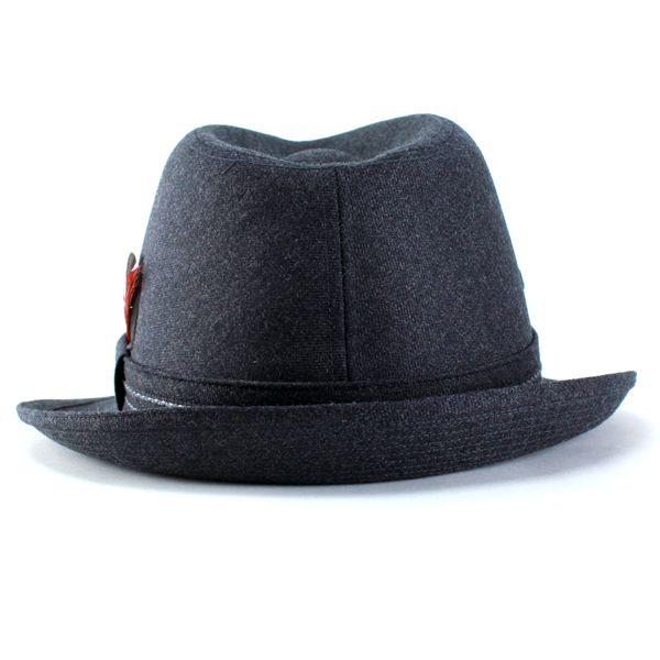 【美品】 ボルサリーノ Borsalino 中折れ ハット チェック　ウール Borsalino ボルサリーノ ハット メンズ ウール ラビットファー