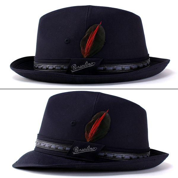 Borsalino（ボルサリーノ） ハット 帽子 メンズ コットン 中折れハット