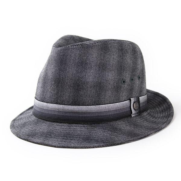 帽子 ハット メンズ 中折れハット ボルサリーノ グラデーションチェック グレー Www Workplace No