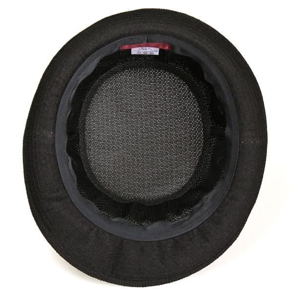 帽子 メンズ ハット ボルサリーノ ハット リネトロンミックス ブラック bs452-011 黒｜elehelm-hatstore｜06