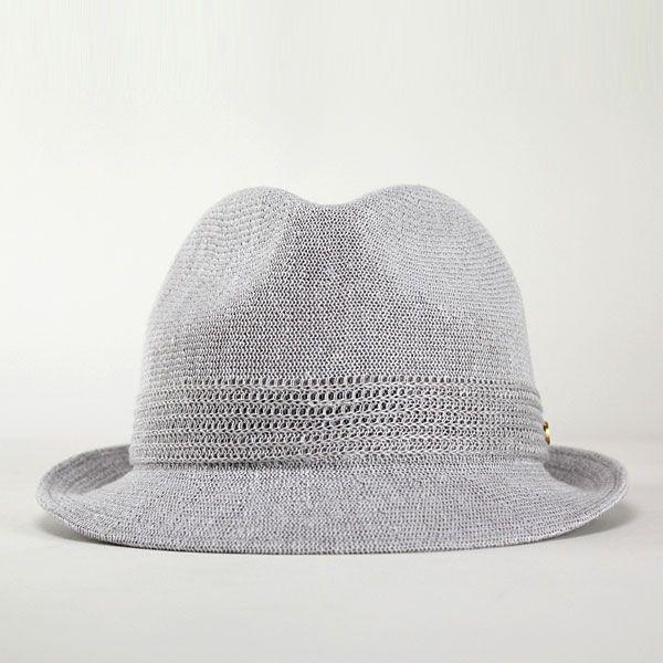 Borsalino（ボルサリーノ） 帽子 メンズ ハット 夏 麻ニットマニッシュ