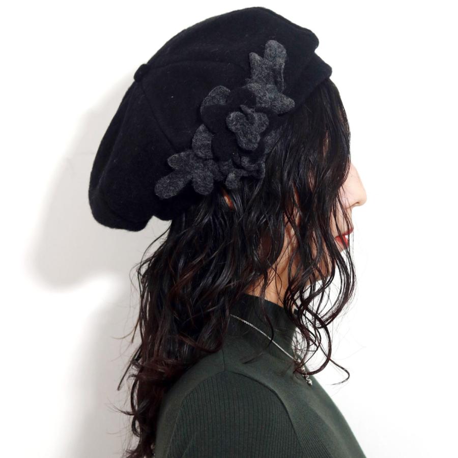 SHINYA 帽子 ベレー帽 コサージュ 【公式通販】