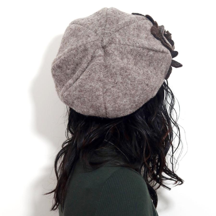 SHINYA 帽子　ベレー帽　コサージュ SHINYA 帽子 ベレー帽 コサージュ