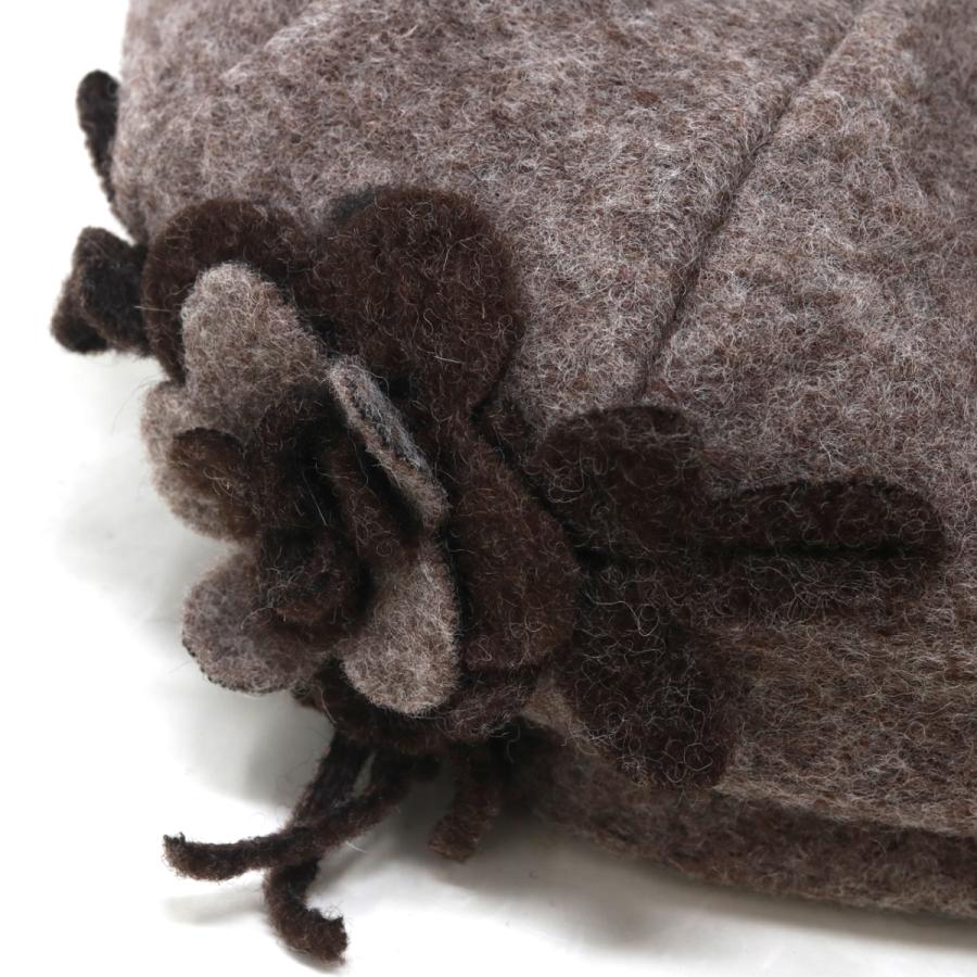 SHINYA 帽子　ベレー帽　コサージュ ベレー 小顔 レディース コサージュ ベレー帽 花 コサージュ付き