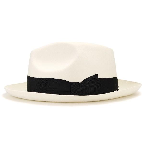 FUJI HAT 中折れハット ウール 羊毛 フェルト ハット メンズ フェルト