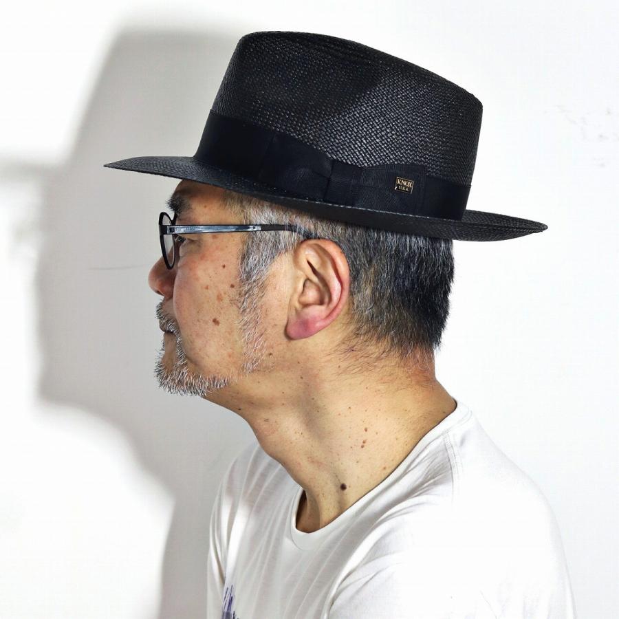 KNOX（ノックス） パナマ帽 春 夏 麦わら帽子 メンズ 涼しい パナマ
