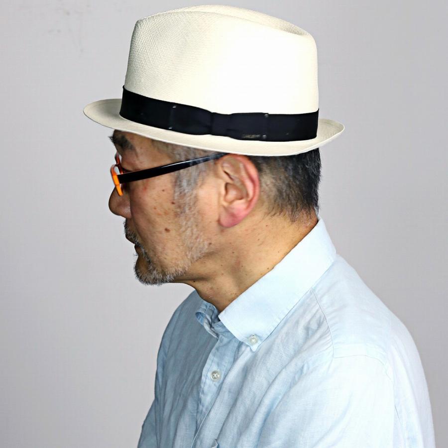 ベイリー 中折れ 帽子 パナマ ハット 小つば パナマ帽子 メンズ