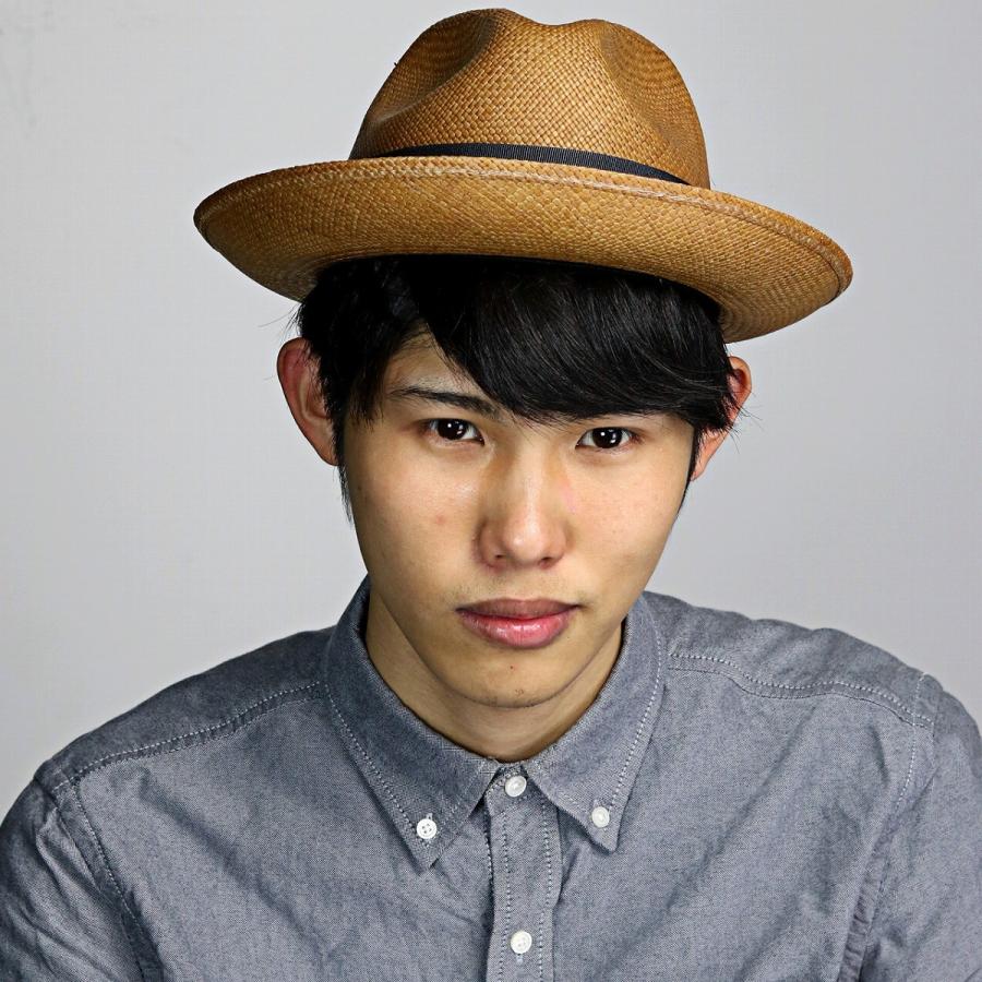 ベイリー 春夏パナマ帽 メンズ 帽子 本パナマ 中折れ ハット 海外