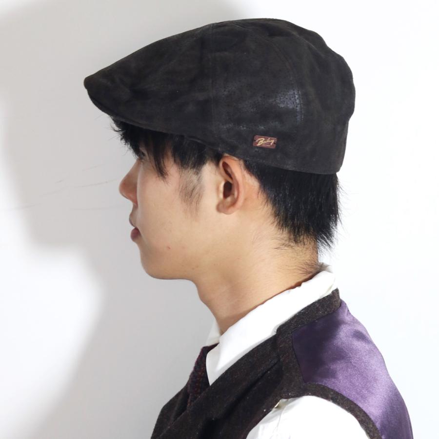 ベイリー 秋 冬 Bailey ハンチング バーニッシュドピッグスキンレザー