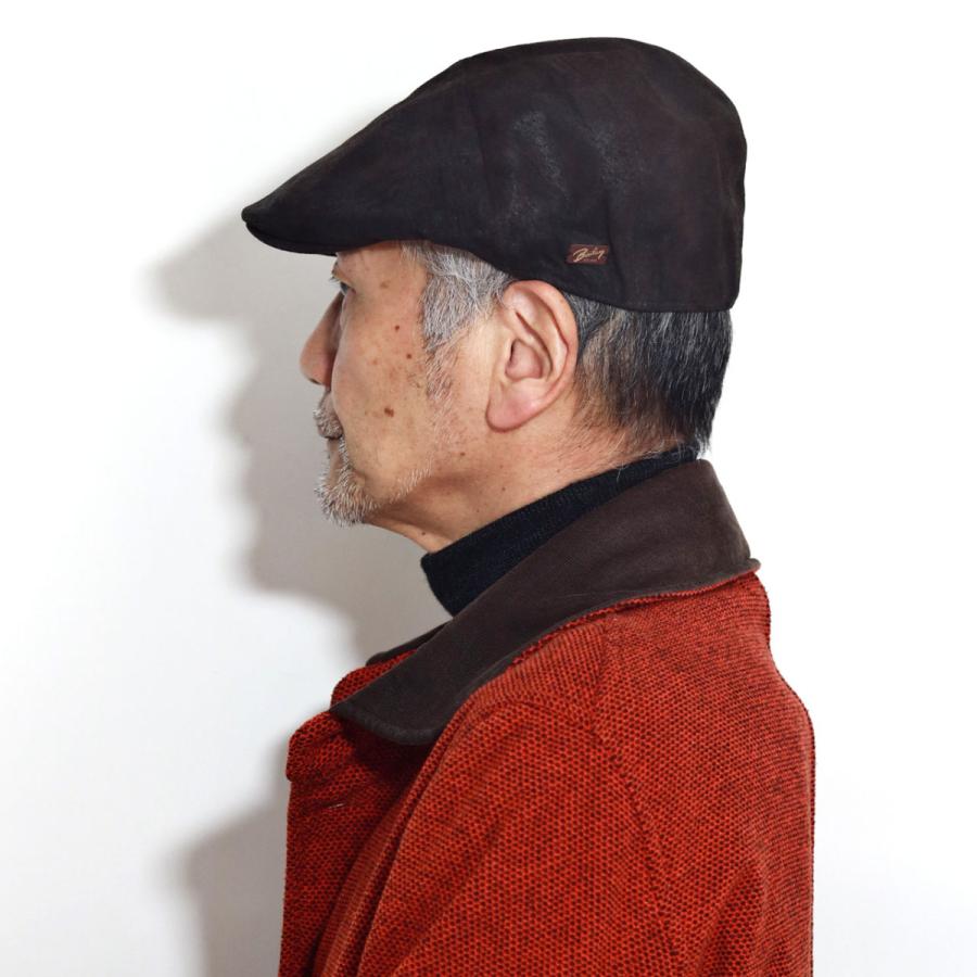 ベイリー 秋 冬 Bailey ハンチング バーニッシュドピッグスキンレザー