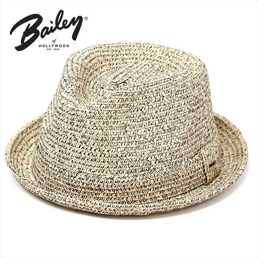 ツバ短 ハット 麦わら帽子 メンズ ショートブリム 中折れハット ベージュ インポート ブランド ベイリー メンズ