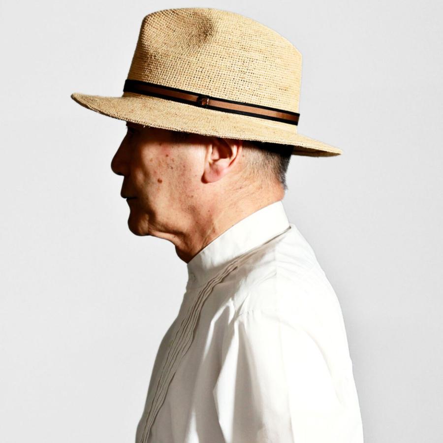 Borsalino ハット ボルサリーノ ラフィア イタリア メンズ 天然