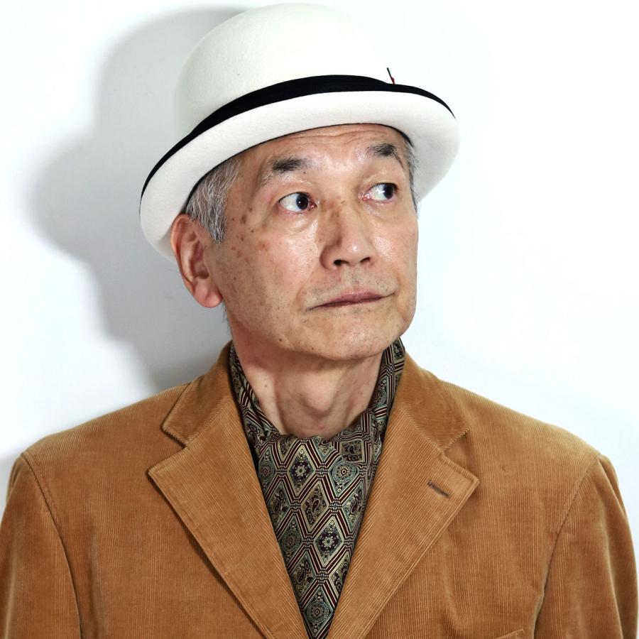 ダービーハット 山高帽子 羽根付き FUJI HAT フェルト ボーラーハット