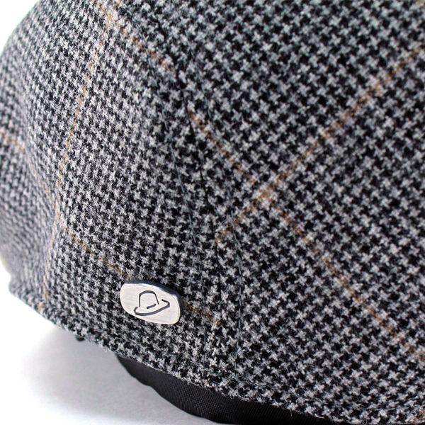 Borsalino（ボルサリーノ） 帽子 ハンチング チェック柄 ウール 秋冬
