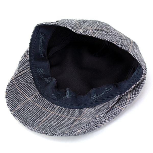 Borsalino（ボルサリーノ） 帽子 ハンチング チェック柄 ウール 秋冬