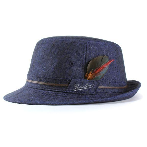 Borsalino（ボルサリーノ） アルペンハット 紳士 メンズ 麻 ハット 春