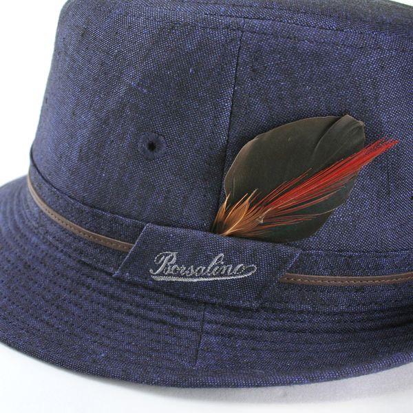 Borsalino（ボルサリーノ） アルペンハット 紳士 メンズ 麻 ハット 春