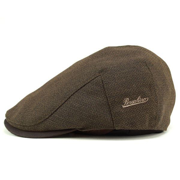 Borsalino（ボルサリーノ） ハンチング ウール hunting ヘリンボーン柄