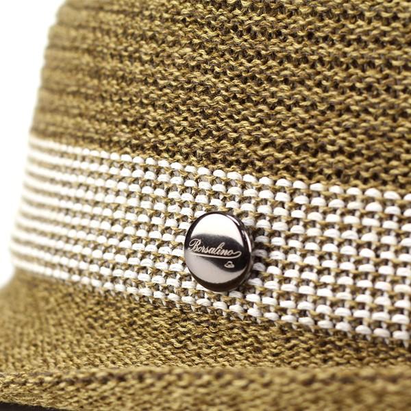 Borsalino（ボルサリーノ） 中折れハット サマーニット 春夏アイテム