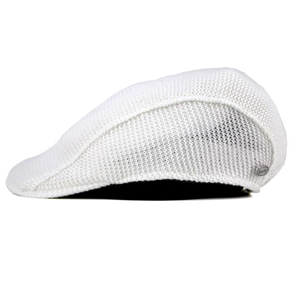 Borsalino ハンチング 帽子 メンズ 麻ニット ボルサリーノ ハンチング帽 夏 ホワイト｜elehelm-hatstore｜02